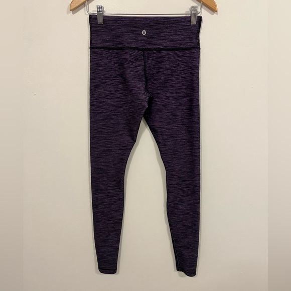 Lululemon Wunder Under Pant *Denim Reversible Slub Denim Tender Violet 6 - Picture 14 of 16